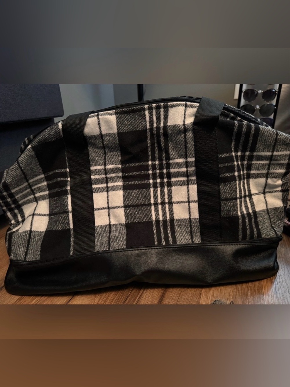 Black and White Weekender Tote Bag